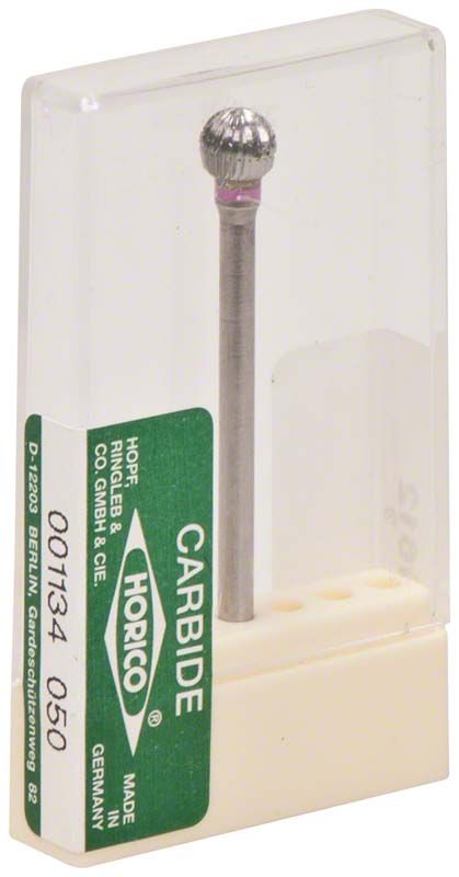 Hartmetallfräser Querhieb 001 134 050 in transparenter Verpackung.