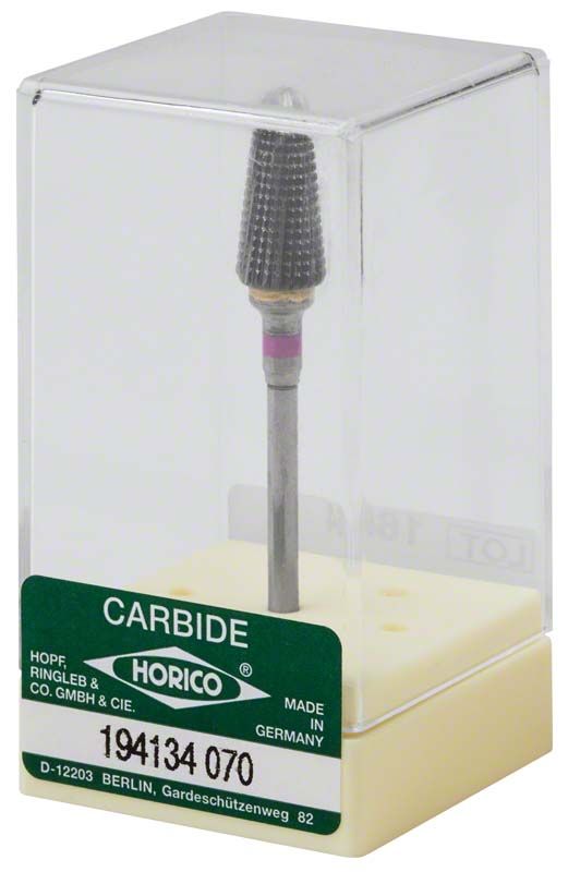Hartmetallfräser Querhieb 194 134 070 in transparenter Verpackung.