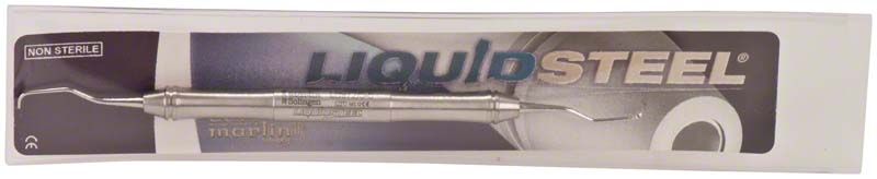 Kürette LiquidSteel® GRACEY Figur 5-6 in Verpackung mit Branding.