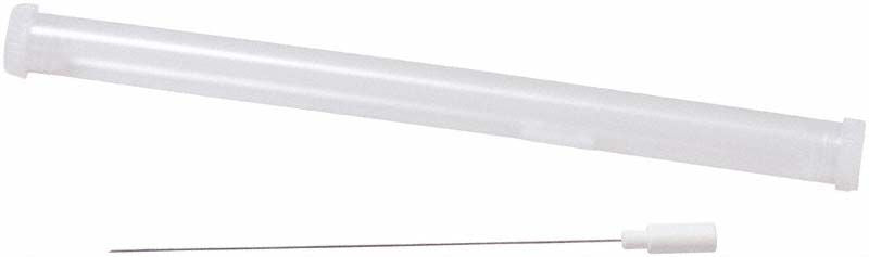 Lange AIRFLOW® Reinigungsnadel für PERIO Handstück mit weißem Griff.