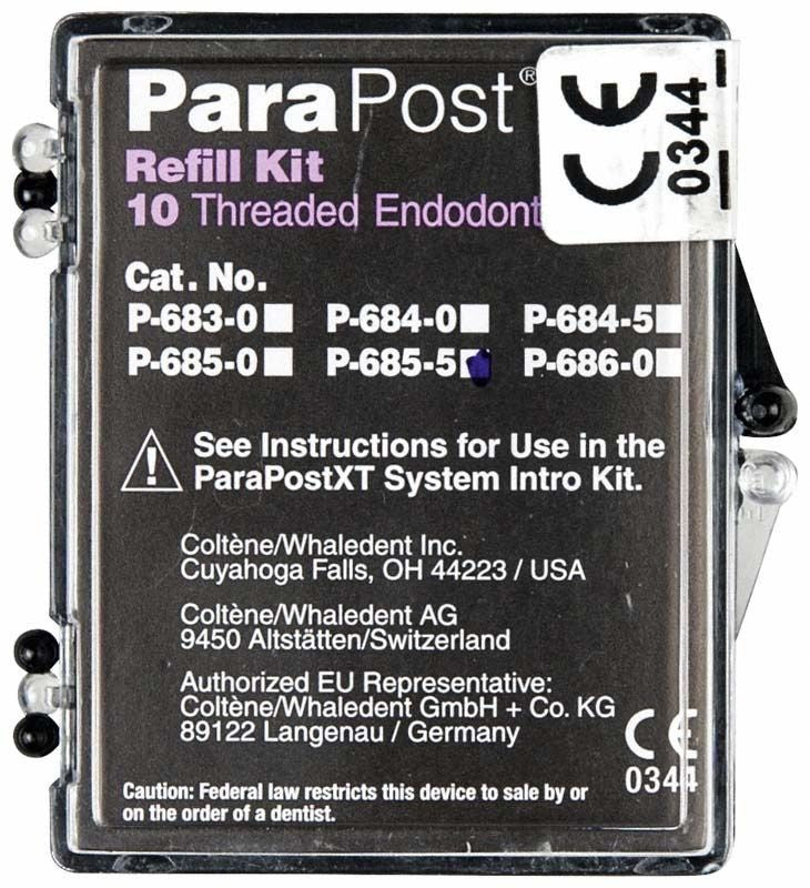 ParaPost XT Titan-Wurzelstifte Refill Kit, 10er Größe 5.5, violett.