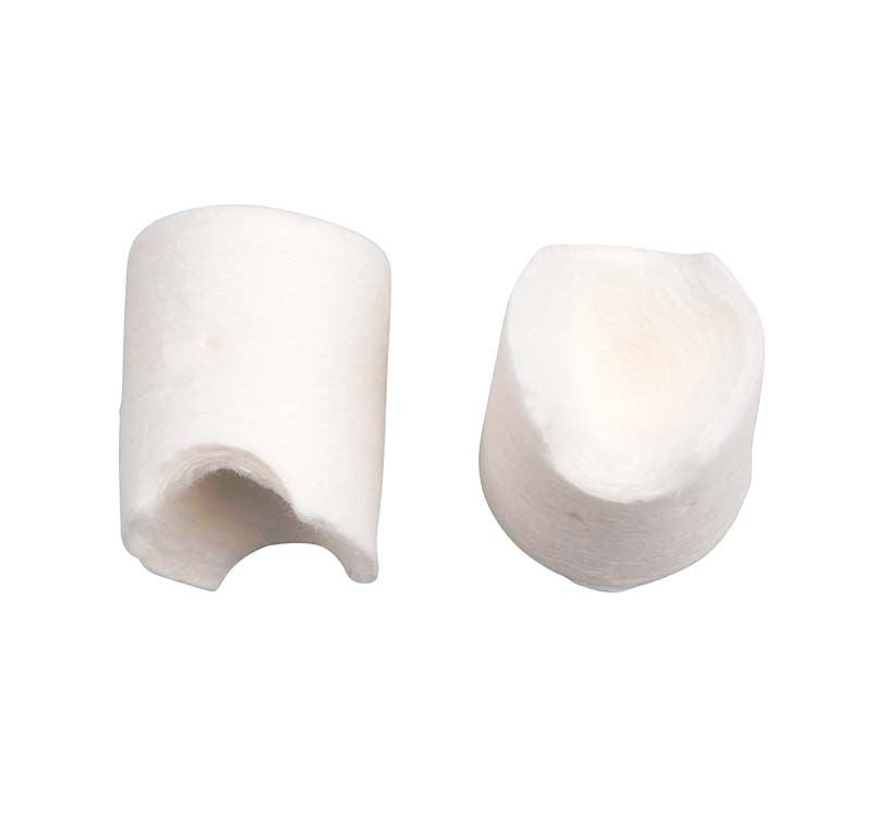 Comprecap anatomic Gr. 5 Kompressionshütchen mit halbrunden Aussparungen.