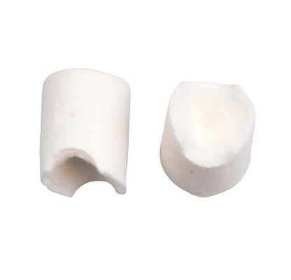 Comprecap anatomic Gr. 5 Kompressionshütchen mit halbrunden Aussparungen.