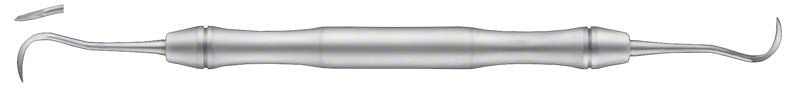 Scaler LiquidSteel® Figur H6-H7 Zahnsteinentferner mit ergonomischem Hohlgriff.