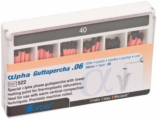 Image of Alpha Guttapercha Gr. 40/.06 schwarz