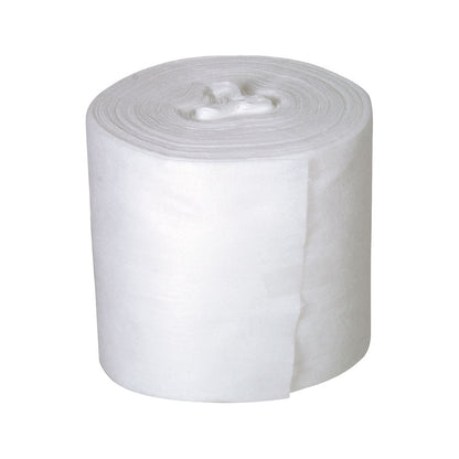 Quick & Clean Maxi Wipes Vliestücher Rolle aus weißem, fusselfreiem Material.