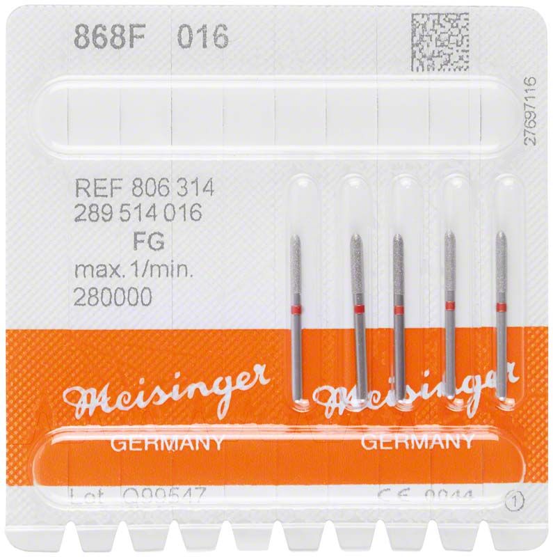 Diamantbohrer FG 868F 016 in Kunststoffverpackung von Meisinger.