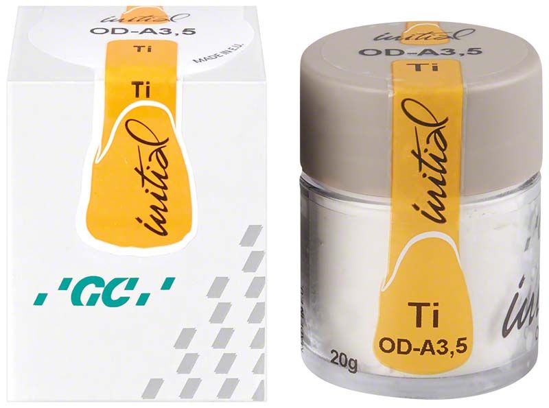 GC Initial Ti Opaque Dentin OD-A3,5 Glasflasche mit Verpackung