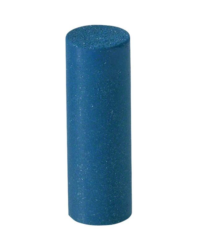 Blauer zylindrischer Universal-Wachsstift, mittelgroß.