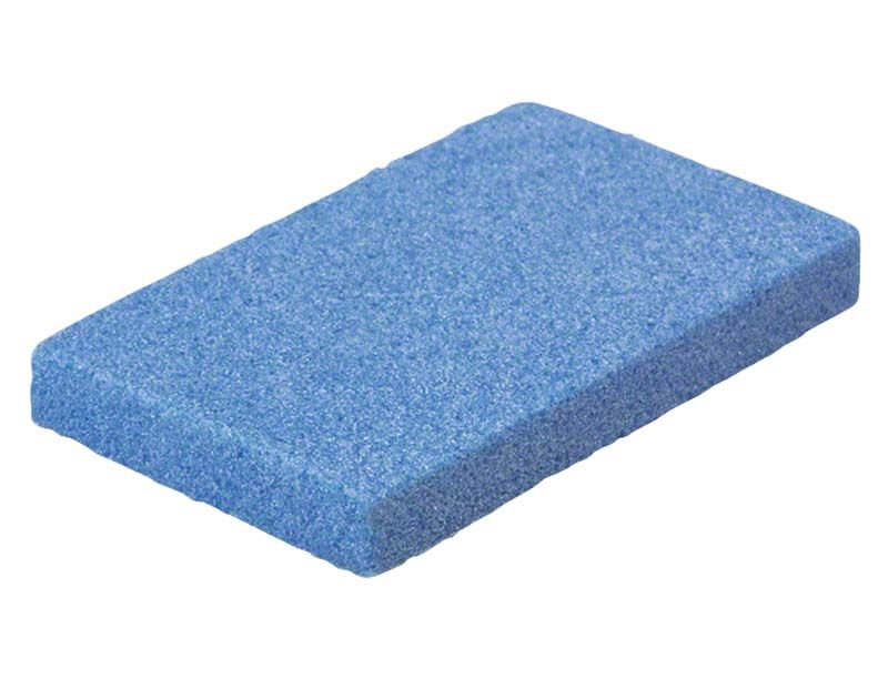 Abrichtstein Zurichtstein für die Dentaltechnik in blauer Farbe.