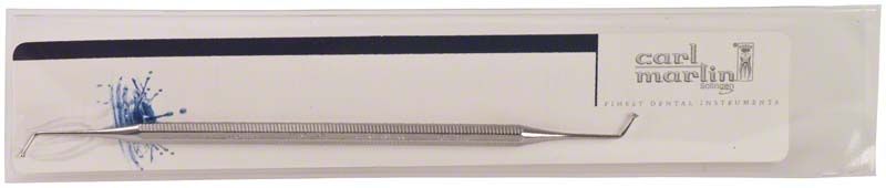 Zahnmedizinisches Instrument in schlanker Verpackung mit Markenlogo.