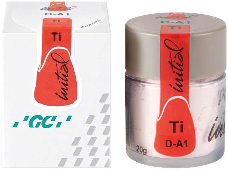 GC Initial Ti Dentin DA1 in Dose und Verpackung.