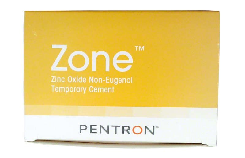 Zone Provisoriumszement-Verpackung von Dux, eugenolfrei für moderne Zahnmedizin.