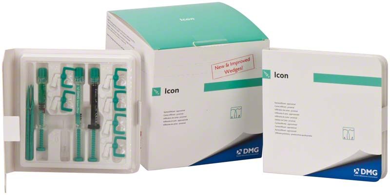 Icon approximal Nachfüllpackung mit Applikatoren und Verpackung von DMG.