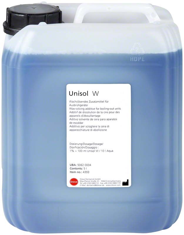 Unisol W Kanister 5 Liter Wachslösemittel für Dentalmodelle.