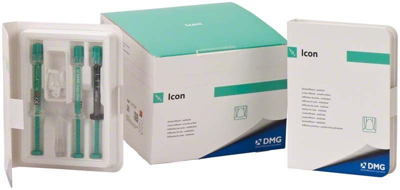 Icon vestibular Nachfüllpackung mit Spritzen und Verpackung von DMG.