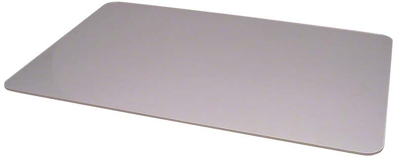 Transparente PVC-Arbeitsplatzauflage für medizinische und dentale Umgebungen.