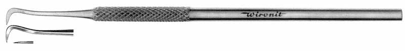Provisorienabnehmer aus WIRONIT-Stahl mit geriffeltem Griff.
