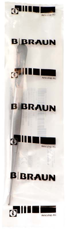 Chirurgische Pinzette Durogrip 160mm in Originalverpackung von Aesculap.