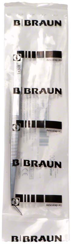 Zahnpinzette LONDON-COLLEGE gerieft in Originalverpackung von Aesculap.