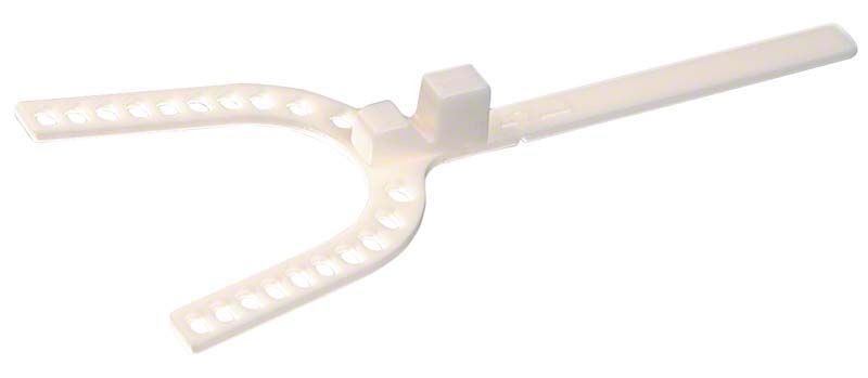 GEORGE GAUGE™ Bissgabel 5mm, weiß, für Artikulatoren und Gesichtsbögen