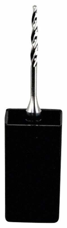 LuxaPost Bohrer 1,25mm mit schwarzem Griff.