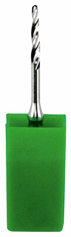 LuxaPost Bohrer 1,5mm mit grünem Halter.