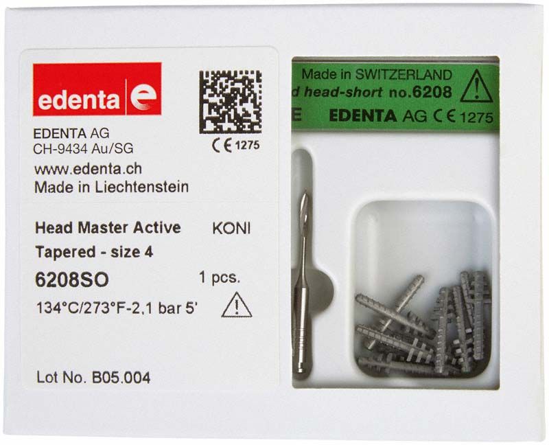 Head Master Active konisch Gr. 4, kurz in Originalverpackung mit Etikett.
