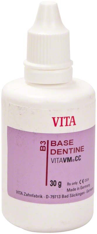 VITAVM®CC Base Dentine 30g Flasche mit violettem Etikett, B3.