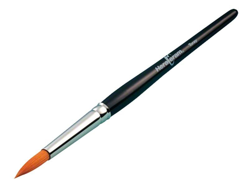HeraCeram® Pinsel Modellierpinsel mit Toray-Borsten auf weißem Hintergrund.