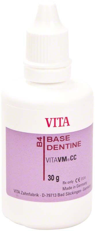 VITAVM®CC BASE DENTINE Flasche mit lila Etikett, 30g, B4.