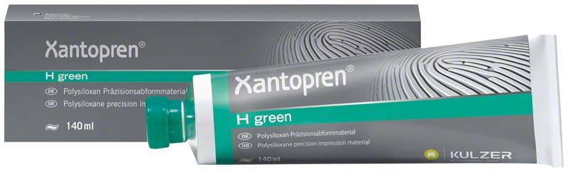 Xantopren H Tube 140ml mit Verpackung für präzise dental Abformungen.