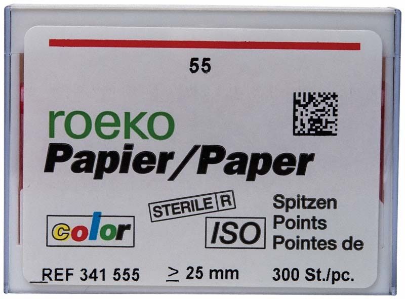 ROEKO Papierspitzen Vorratspackung Gr. 055 rot, 300 Stück.