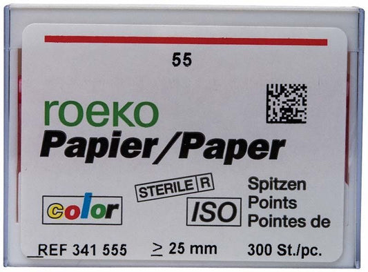 Image of ROEKO Papierspitzen color Vorratspackung Gr. 055 rot