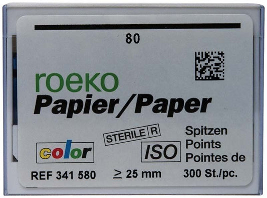 Image of ROEKO Papierspitzen color Vorratspackung Gr. 080 schwarz