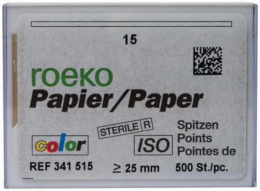 Image of ROEKO Papierspitzen color Vorratspackung Gr. 015 weiß