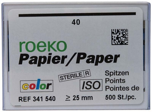 Image of ROEKO Papierspitzen color Vorratspackung Gr. 040 schwarz