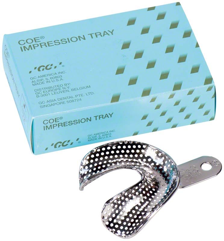 Metall-Löffel Gesamtbogen für Zahnarztabdrücke, unbezahnt, Größe UK small.