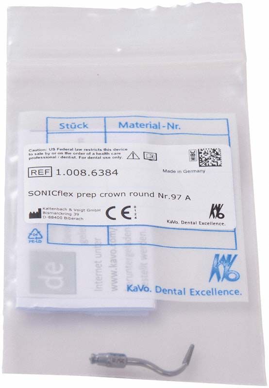 SONICflex prep crown Spitze Form 97A in Kunststoffverpackung mit Etikett.