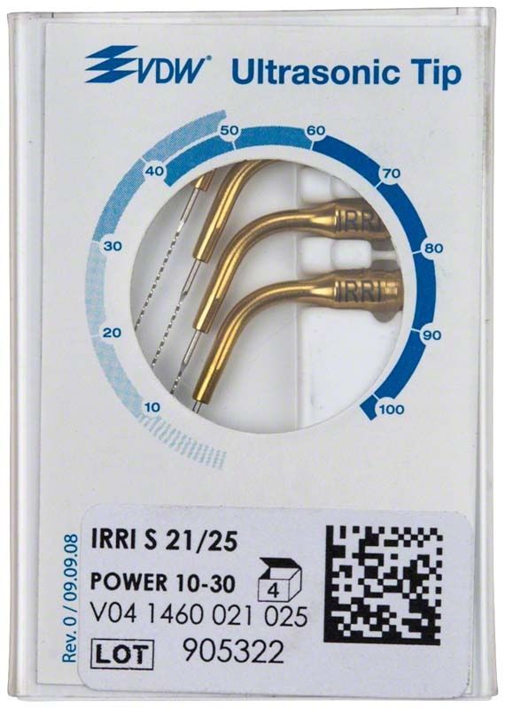 Endo Ultraschallansätze IRRI S 21mm im Blisterpack.