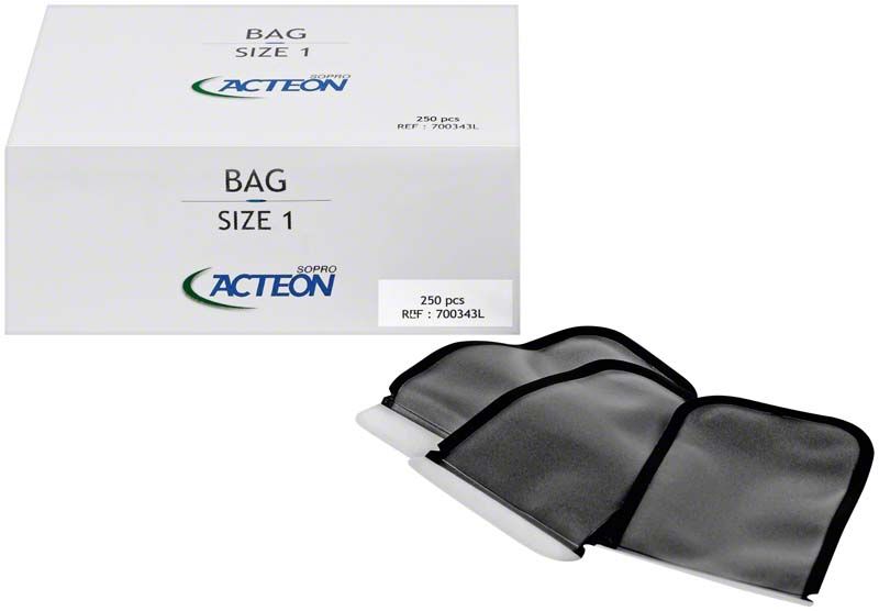 Einweg Hygienschutzhüllen Größe 1 für PSPIX-Speicherfolien, 250 Stück.