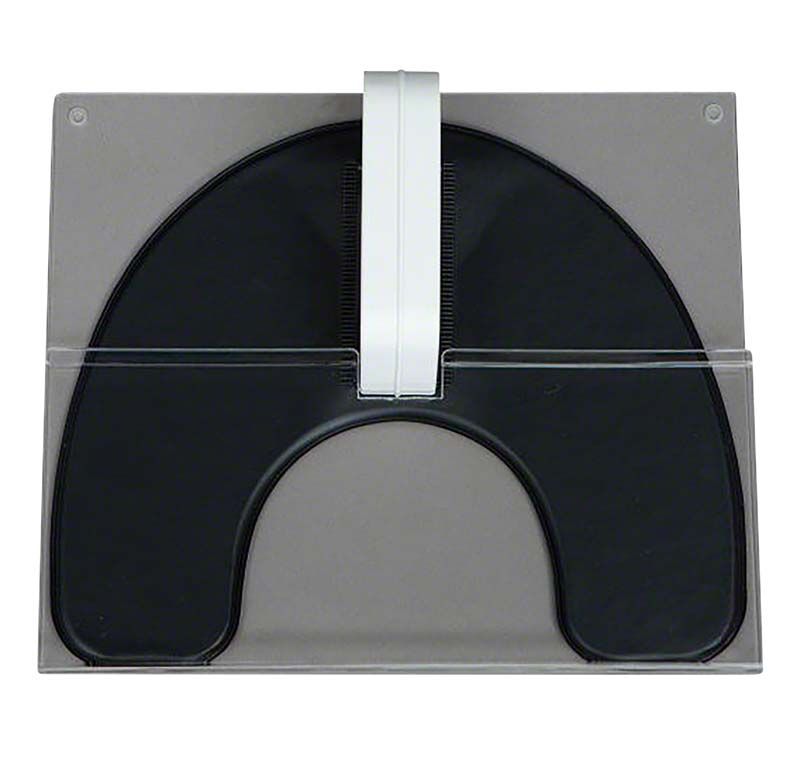 Hochwertige Wandhalterung für Strahlenschutzschild aus Aluminium.