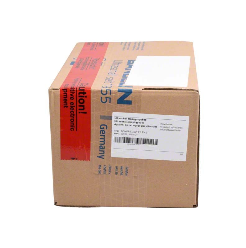 Ultraschallreiniger SONOREX SUPER RK 31 in Originalverpackung.