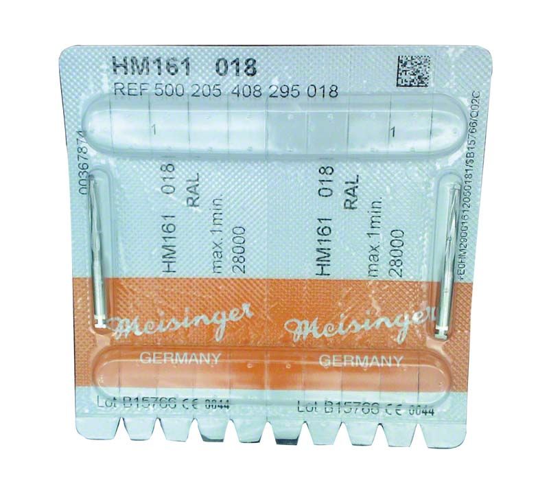 Lindemannfräser HM161 018 RAL in Originalverpackung von Meisinger.
