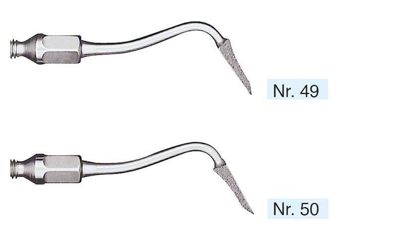 SONICflex prep gold Spitze Form 50A, zahnärztliches Instrument.