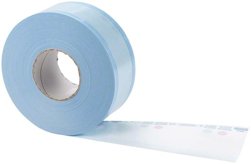 Eurosteril Rolle 75mm 200m aus medizinischem Papier und Folie.