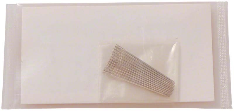 Chirurgische Wundnadeln gerade Pc rund Gr. 6 in Verpackung.