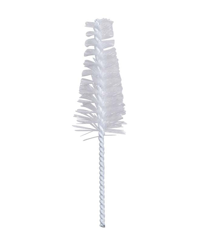 Weiße konische Ersatzbürste für Oral B Interdentalreinigung.