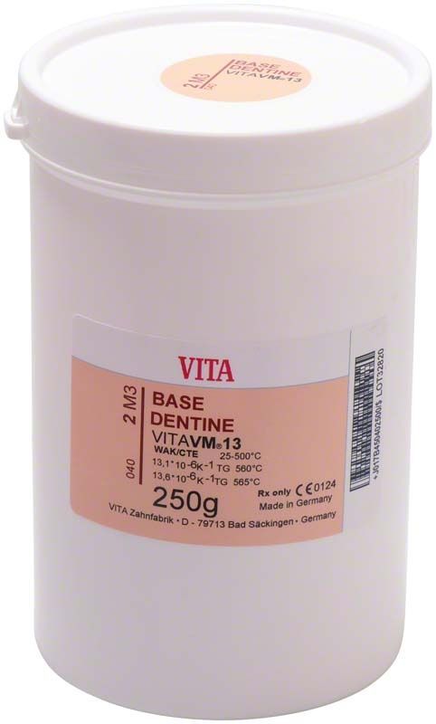 Behälter mit VITA VM13 3D Base Dentin, 250g, 2M3.
