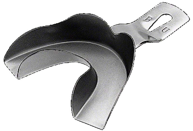 Abdrucklöffel aus Edelstahl für präzise dental Abdrücke.